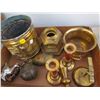 Image 3 : LOT OF BRASS AND BRASS BELL