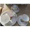 Image 2 : LOT OF 44 SAUCERS AND 11 CUPS
