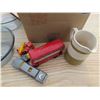 Image 2 : LOT OF ASSORTED ITEMS (INCLUDES SALT & PEPPER SHAKERS, TOY CARS)
