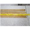 Image 2 : LOT OF 7 ADVERTISING YARD STICKS