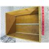 Image 4 : TWO WOODEN CRATES (LARGE 12 X 12", SMALL 8 X 11")