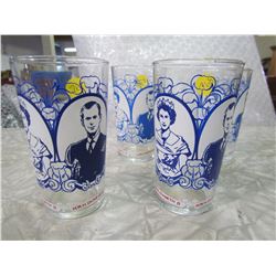 LOT OF 4 ROYALTY GLASSES