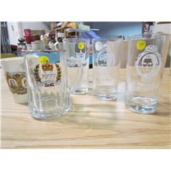 LOT OF 5 ASSORTED PIECES OF ROYALTY GLASSWARE