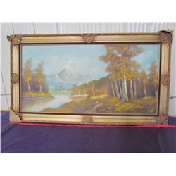 PICTURE AND FRAME (31 X 54.75")