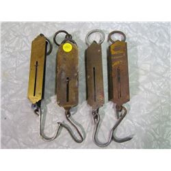 4 BRASS SCALES (LARGE)