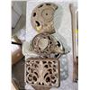 Image 1 : LOT OF STOVE PARTS SOME CHROME ETC