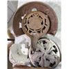 Image 2 : LOT OF STOVE PARTS SOME CHROME ETC