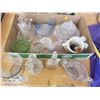 Image 1 : LOT OF GLASSWARE, BUTTER DISH ETC