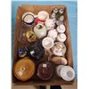 Image 1 : LOT OF SALT AND PEPPER SHAKERS & MISC GLASSWARE