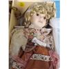 Image 2 : 2 PORCELAIN DOLLS "VANESSA" COME WITH ORIGINAL BOXES, EXCELLENT CONDITION