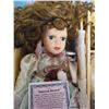 Image 3 : 2 PORCELAIN DOLLS "VANESSA" COME WITH ORIGINAL BOXES, EXCELLENT CONDITION