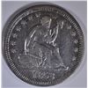 Image 1 : 1858 SEATED LIBERTY QUARTER AU