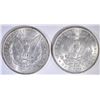 Image 2 : 2-CH BU 1889 MORGAN DOLLARS