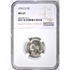 Image 1 : 1952-D JEFFERSON NICKEL NGC MS-67