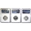 Image 2 : 1956, 57 & 58 WASHINGTON QUARTERS  NGC PF-67