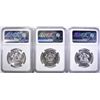 Image 2 : (3) 1966 SMS KENNEDY HALVES NGC MS 67