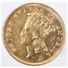 Image 2 : 1878 $3 GOLD INDIAN PRINCESS  PNA  CH UNC