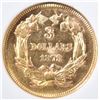 Image 3 : 1878 $3 GOLD INDIAN PRINCESS  PNA  CH UNC