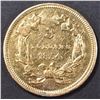 Image 2 : 1854 $3 GOLD AU