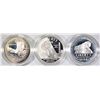 Image 2 : 1994 U.S. VETS 3-COIN PROOF SILVER DOLLAR SET