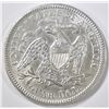 Image 2 : 1877 SEATED LIBERTY QUARTER  AU/BU