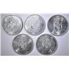 Image 1 : 5-1964 BU CANADIAN SILVER DOLLARS
