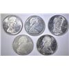 Image 2 : 5-1965 BU CANADIAN SILVER DOLLARS