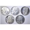 Image 2 : 5-1966 BU CANADIAN SILVER DOLLARS