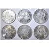 Image 1 : 2-EACH 1964,65 & 66 CANADA SILVER DOLLARS
