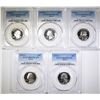 Image 1 : 5-1976-S SILVER QUARTERS, PCGS PR-69 DCAM