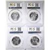 Image 2 : 4-1966 SMS KENNEDY HALF DOLLARS, PCGS SP-66