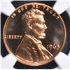 Image 2 : 1963 LINCOLN CENT, NGC PF-68 CAMEO