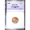 Image 1 : 1958 LINCOLN CENT ENG SUPERB GEM BU RED