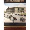 Image 2 : Picture Frame with 3 Colourful Postcards from the 1920’s. Showing Cars and Trolly Buses. 12.5” x 15.