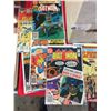 Image 2 : Box of Over 50 Vintage Comics. All in Bags. Conan,Marvel, The Thing,Tarzan, Superman ETC