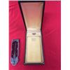 Image 2 : Vintage US Military Silver Star Medal Box ( no medal) Plus a nice Pocket Knife