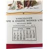 Image 2 : 1958 Vancouver Glamour Girl Calendar Scatch Pad