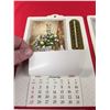 Image 2 : 4 Complete Vintage Calendars. 1975-Saskatchewan, 1961- North Vancouver, 1959- Kamloops, 1968- Kamloo