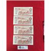 Image 2 : 4 1974 Bank Of Canada $2  Bank Notes