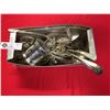 Image 8 : Small Shoe Box Full of Silver Plate Cutlery. Nice Designs