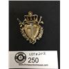 Image 2 : A Vintage Enamel Lion + Crown Broach