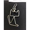 Image 2 : A Very Interesting Pair of Sterling Silver Cat and Mouse Earrings