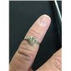 Image 2 : Size 7 Sterling Silver Ring with a Yellow Birth Stone