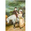 Image 1 : Oil on Canvas Chinese XX Portrait of Couple