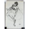 Image 2 : French Impressionist Pencil on Paper signed Degas