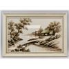 Image 2 : Japanese Embroidered Panel Signed Seal Framed