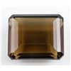 Image 1 : 105.05 ct Smoky Emerald Cut Quartz Gemstone AGSL