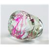 Image 2 : 90.55 ct Oval Checker Rutilated Quartz Gemstone