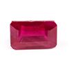 Image 1 : 7.20 ct Blood Red Emerald Cut Ruby Gemstone AGSL