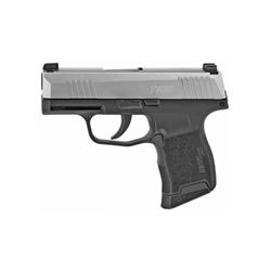 SIG P365 9MM 3.1" 10RD BLK/STS